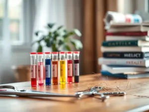 Wypadanie włosów: jakie badania krwi warto wykonać?